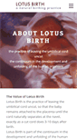 Mobile Screenshot of lotusbirth.net