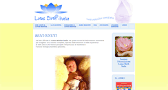 Desktop Screenshot of lotusbirth.it